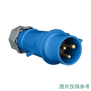 正泰CHINT 工业防水插头，NTC1-332P6h/250V，IP44 3P 32A 250V
