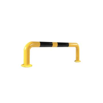 锦安行 U型钢管防撞护栏，黄黑色1500×φ76×300mm 管径2.0，JCH-DCQ08 售卖规格：1个