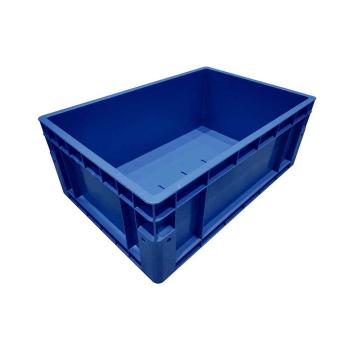 STORAGEMAID 圆角EU周转箱，VD801A-B 加强底,外尺寸:600×400×230mm,内尺寸:565×365×215mm,VD801A-B,蓝色 售卖规格：1个