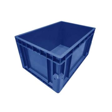 STORAGEMAID 圆角EU周转箱，VD803-B 平底,外尺寸：600×400×340mm,内尺寸：565×365×335mm,VD803-B,蓝色 售卖规格：1个
