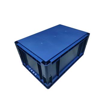 STORAGEMAID 圆角EU周转箱，VD802-B 平底,外尺寸：600×400×280mm,内尺寸：565×365×275mm,VD802-B,蓝色 售卖规格：1个