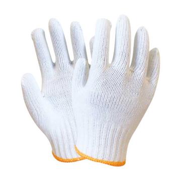 添盾 纱线手套，TD-GL500G涤棉加丝 10针，本白，500g，12副/打 售卖规格：12副/打