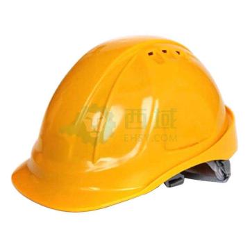 代尔塔M型安全帽，ABS，橙色，正面印 logo（同系列30顶起订）