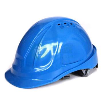 代尔塔M型安全帽，ABS，蓝色，正面印 logo（同系列30顶起订）