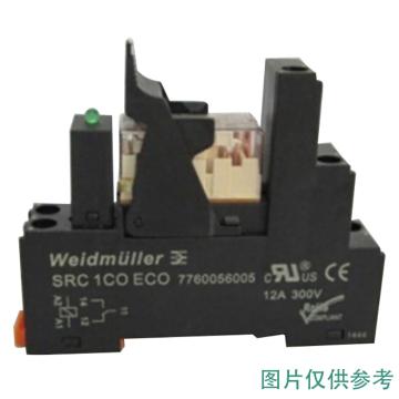 魏德米勒 RCL系列RIDER继电器套件，7760056023 RCL Kits 24Vdc 1CO LED，15个/包