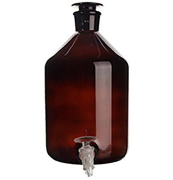 蜀牛 高硼硅棕色龙头瓶，5000ml，B-006122 售卖规格：1个