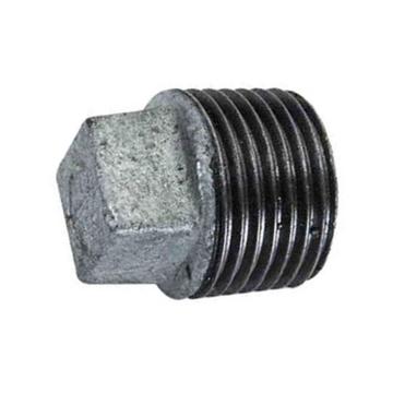 晨猛 镀锌铁丝堵，T8-1/2-Zn，DN15，Rc1/2" 售卖规格：1个