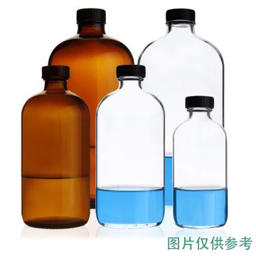 垒固 棕色玻璃样品瓶，250ml，胶木盖硅胶复合垫片，B-039201 售卖规格：1个