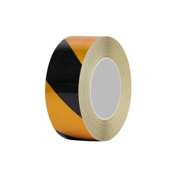 保拉 PVC安全警示胶带，反光黄黑膜，150mm×28米，8125 售卖规格：1卷