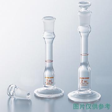 亚速旺/Asone 容量瓶，61-9594-72 2ml，白色，带支架 售卖规格：1套