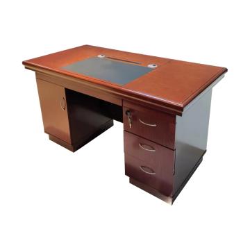 臻远 油漆办公桌/班台，ZY-XBGZ-36 1600*800*760mm（密度板贴实木皮喷油漆） 售卖规格：1台