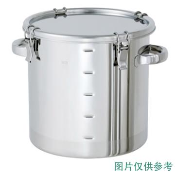 日东金属工业 不锈钢密闭容器 带刻度(夹式)CTH-M系列,65L,CTH-M-43，62-1371-66 售卖规格：1个