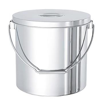 日东金属工业 SUS316L吊挂型式不锈钢桶 带盖,20L,STB-30-316L，61-0746-03 售卖规格：1个