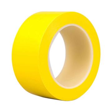 保拉 PVC警示胶带，黄色，48mm×18米，8115 售卖规格：1卷