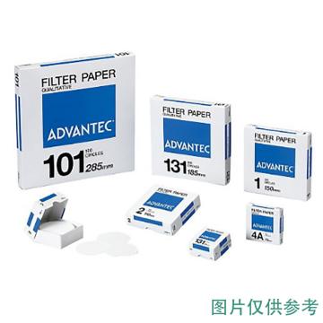 ADVANTEC 定性滤纸 No.2 125mm 00021125 1盒(100张)，4-904-13 售卖规格：1盒