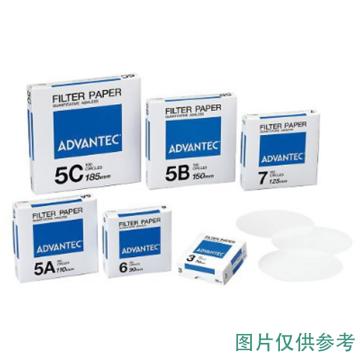 ADVANTEC 定量滤纸 No.5A 60mm 01511060 1盒(100张)，4-898-08 售卖规格：1盒