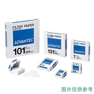 ADVANTEC 硬质滤纸 No.4A 125mm 01411125 1盒(100张)，4-896-05 售卖规格：1盒