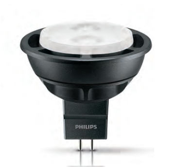 飞利浦/PHILIPS LED灯杯，Master-MR16-5.5W-Spot-LV-2700K 暖白光，GU5.3 售卖规格：1个
