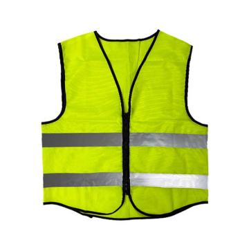 勒塔 双杠拉链反光背心，绿色，针织布，均码，LT-PPE876 售卖规格：1件