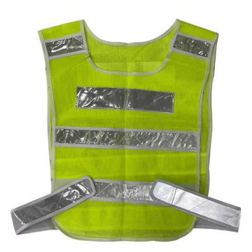 勒塔 双层反光背心，绿色，网格布，均码，LT-PPE873 售卖规格：1件