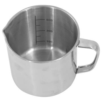 冰禹 加厚不锈钢刻度量杯，BYrl-205 500ml（2个） 500ml 售卖规格：2个/箱