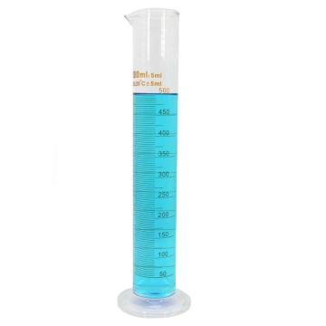 冰禹 高硼硅玻璃量筒，BYrl-202 500ml（1个） 500mL 售卖规格：1个