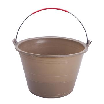益美得 加厚水泥桶砂浆桶塑料桶牛筋桶手提桶，WYQ0558 28型灰桶 售卖规格：1个