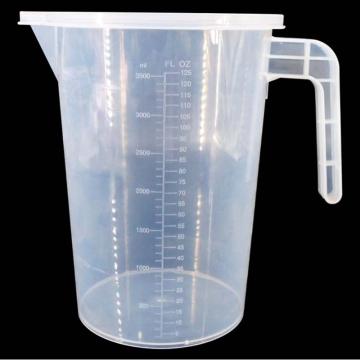 冰禹 加盖PP塑料量杯，BYA-485 3500ml加盖 3500ml加盖，带把手，带刻度 售卖规格：1个