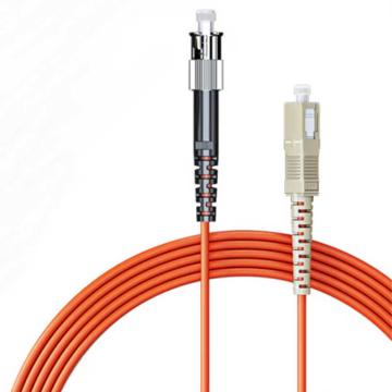 netlink 光纤跳线，HTF-SC-ST 电信级多模光纤熔接尾纤 62.5/125μm SC-ST多模单芯 5米 售卖规格：1条