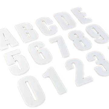 嘉辽 字母标识，白色，反光材料，字高152.4mm，A-Z/组，BSFY0096 售卖规格：5组/包