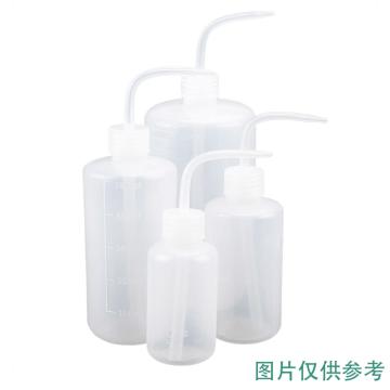 冰禹 塑料白色弯头管洗瓶 带刻度LDPE冲洗瓶 加厚洗瓶，BY-2021 250ml 3个 售卖规格：3个/箱