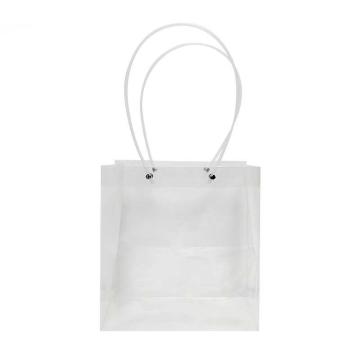安赛瑞 透明PVC手提袋，240826 正方形大号 售卖规格：10个/包