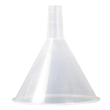 冰禹 塑料透明小漏斗 实验室三角漏斗 耐高温锥形漏斗，BYA-145 120mm（10个） 售卖规格：10个/箱