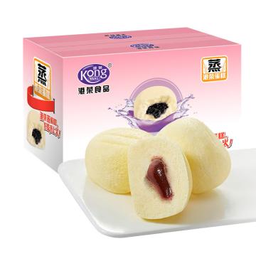 港荣 蒸蛋糕，900g 蓝莓味 售卖规格：1箱