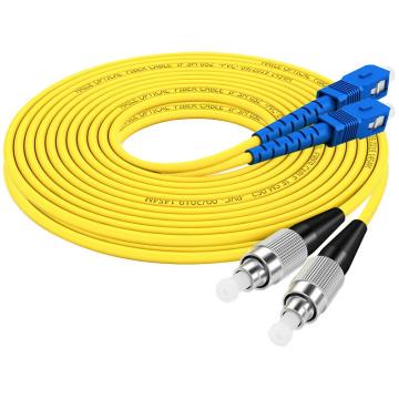 海乐 电信级单模万兆光纤跳线，HJ-2FC-SC-S3 单模双芯Φ2.0（FC-SC，9/125） 售卖规格：3米/根