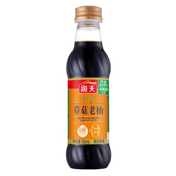 海天 调味品，特级草菇老抽，500ml*12瓶/箱 售卖规格：1箱