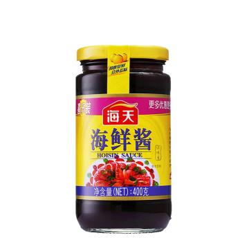 海天 调味品，海鲜酱，400g*15瓶/箱 售卖规格：1箱