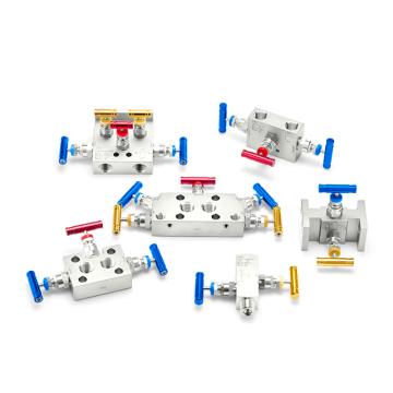 JPE 直接安装型三阀组 进口1/2"内牙NPT 出口法兰连接 P型，C-VM3-S6-PTV-04FN SS316 售卖规格：1个