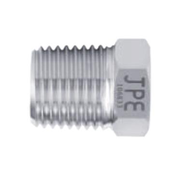 JPE 公牙塞头3/8"NPT，BS6-PTH03-N SS316 售卖规格：1个