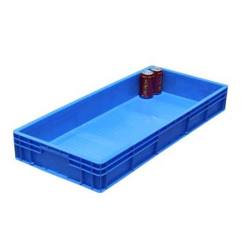 百盈塑料 塑料周转箱，BY109 EU4911，外尺寸：900×400×120mm，蓝色 售卖规格：1个