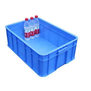 百盈塑料 塑料周转箱，BY089 27号箱,外尺寸:615×425×200mm,蓝色 售卖规格：1个
