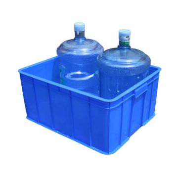 百盈塑料 塑料周转箱，BY084 16号箱,外尺寸:600×395×290mm,蓝色 售卖规格：1个