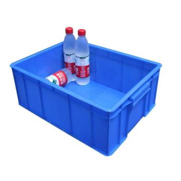 百盈塑料 塑料周转箱，BY078 5号箱,外尺寸:472×353×166mm,蓝色 售卖规格：1个