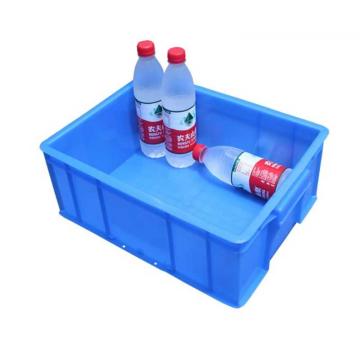 百盈塑料 塑料周转箱，BY077 4号箱,外尺寸:405×305×145mm,蓝色 售卖规格：1个