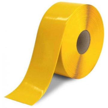 嘉辽 重载型AGV磁条保护胶带地贴，弧形表面1.4mm厚PVC基材，10cm×30m，黄色，EBS4201 售卖规格：1卷