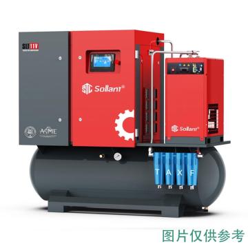 索兰特 四合一变频螺杆空压机，SLTI-11V-1Mpa 11KW,1.3m³/min 售卖规格：1台