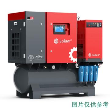 索兰特 四合一变频螺杆空压机，SLTI-7.5V-0.8Mpa 7.5KW,1.1m³/min 售卖规格：1台