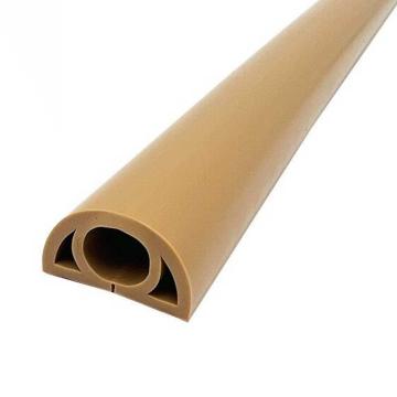 嘉辽 PVC软橡胶阻燃绝缘线槽，20×11mm(内经8mm)，棕色，20m/卷，EBS4654 售卖规格：1卷