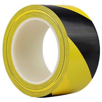 帛拉 地面警示胶带-黄黑色，50mm*33m，超粘PVC材质，厚0.16mm，90107BY 售卖规格：1卷