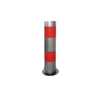 布朗森/BRONSON 液压式全自动升降警示防撞柱，高500mm，红/白，D1051 售卖规格：1个